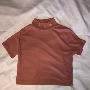 Desert Dreamer Sunlight Ribbed Mock Neck